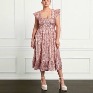 Hill House Collectors Edition Rose Gold Sequin Sz M NWT